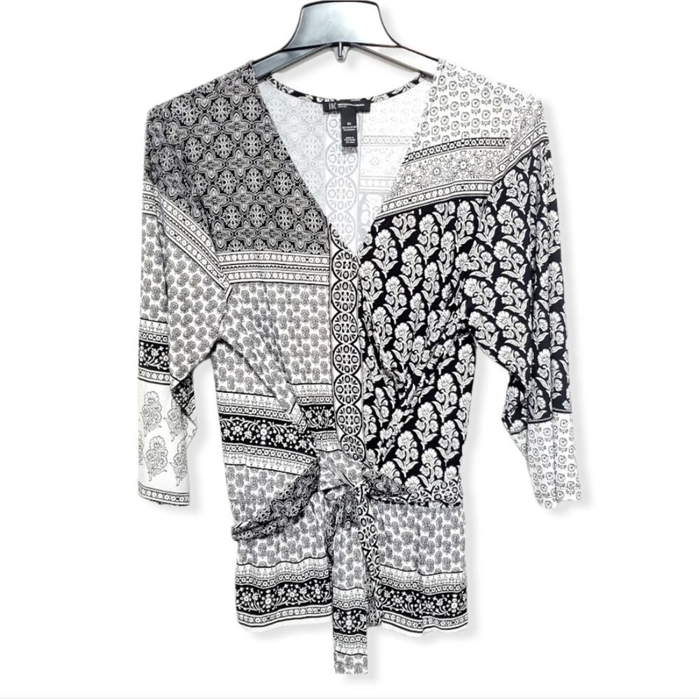 INC Plus Size Wrap Top 3X